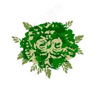 简约扁平卡通七夕情人节婚礼花拱