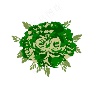 简约扁平卡通七夕情人节婚礼花拱