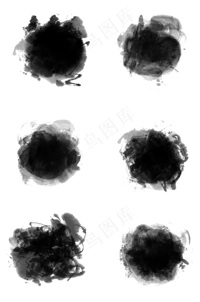 水墨墨迹手绘黑色泼墨中国风设计(2000X3020(DPI:300))psd模版下载