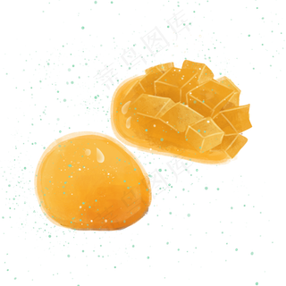 新鲜采摘芒果水果