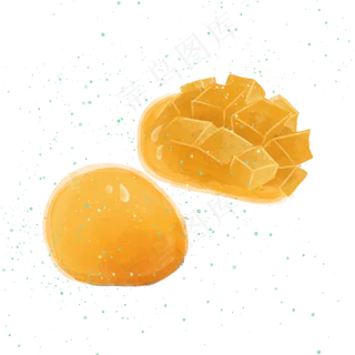 新鲜采摘芒果水果