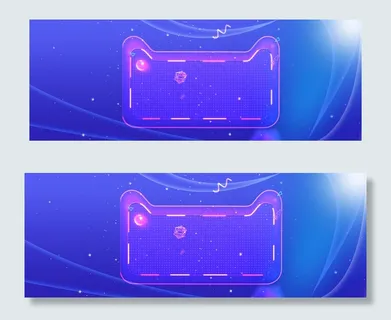 梦幻紫色渐变banner淘宝促销