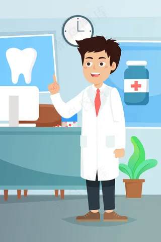 51劳动节医生牙科牙医医疗手机页面配图