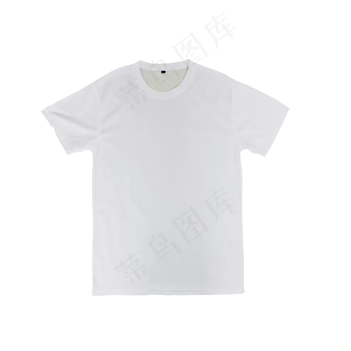 纯白色T恤免扣素材,免抠元素(2000*2000px 300 dpi )psd模版下载