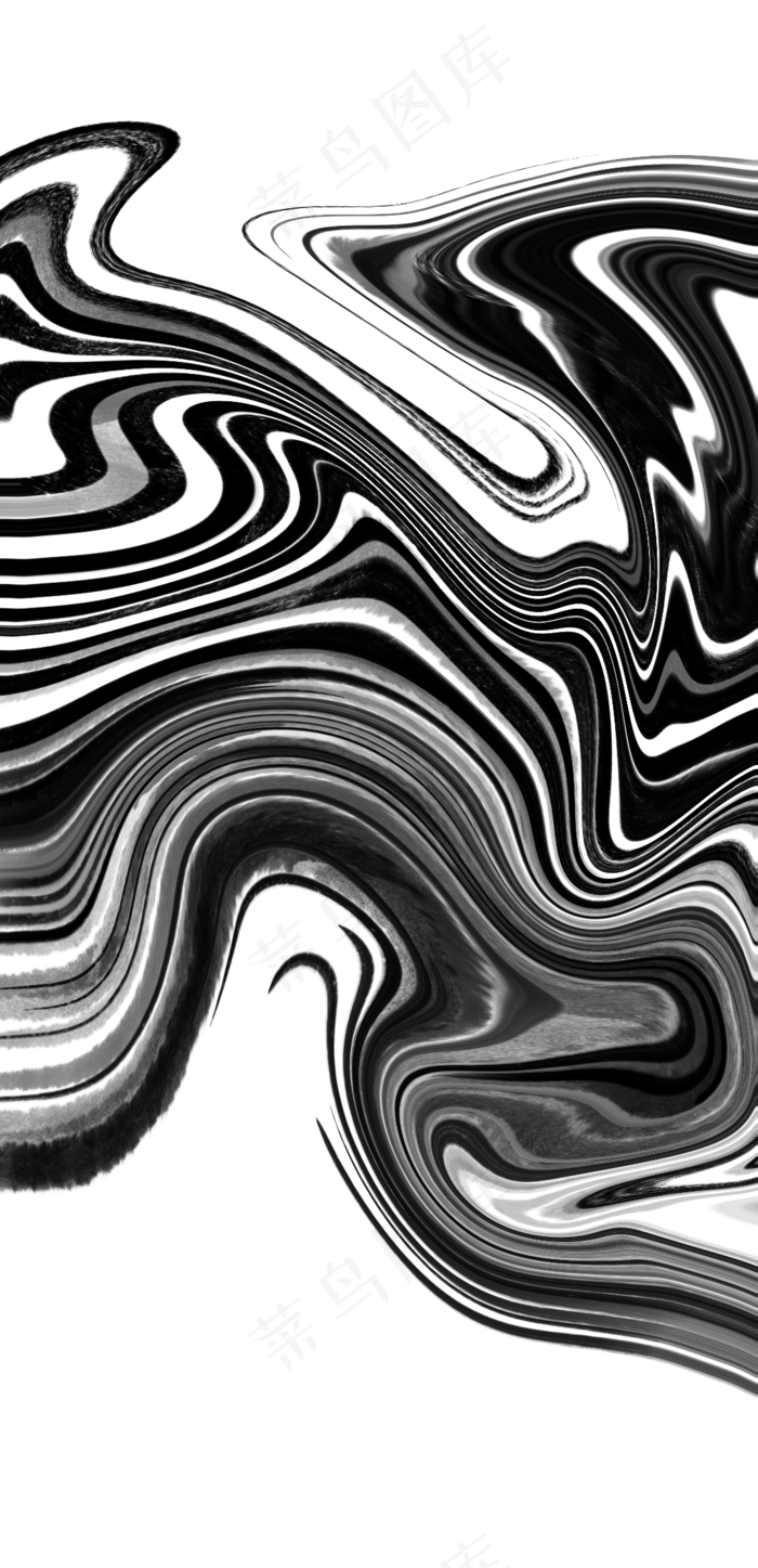 抽象水墨水彩山峰流体岩石(1082X2236(DPI:132))psd模版下载