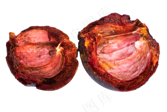 热带水果山竹皮