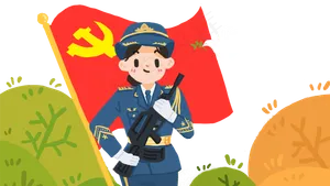 八一建军节女兵