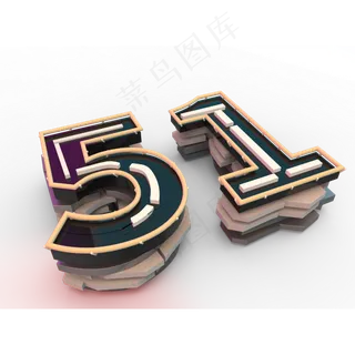 创意51劳动节C4D