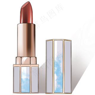 38妇女节女神的大理石纹口红,免抠元素