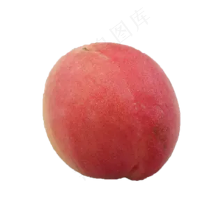 一个水果桃子