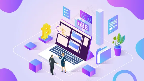 2.5D金融商务办公