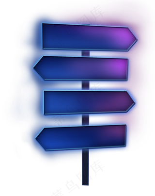 彩虹光感发光文字框