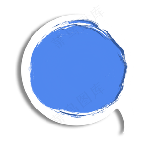 喷墨墨迹扁平气泡框1