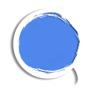 喷墨墨迹扁平气泡框1