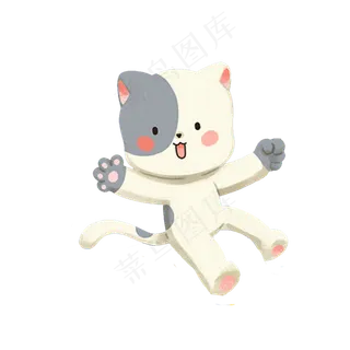 儿童节猫咪玩偶素材