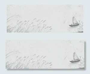 淘宝秋冬活动清新古风新品促销banner