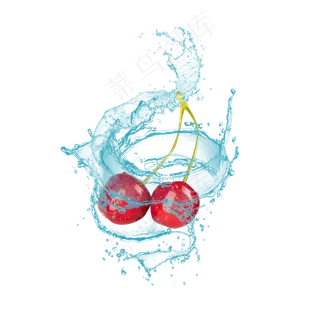 红色樱桃组合图