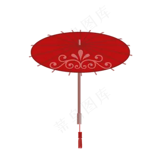 清明节雨伞png素材