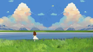 夏季五月唯美天空