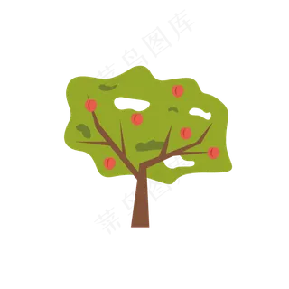 水果树木造型元素