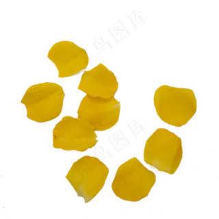 黄色玫瑰花瓣