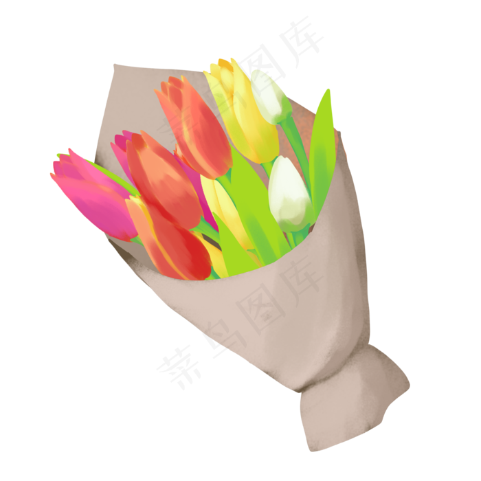情人节手捧花(2000X2000(DPI:300))psd模版下载