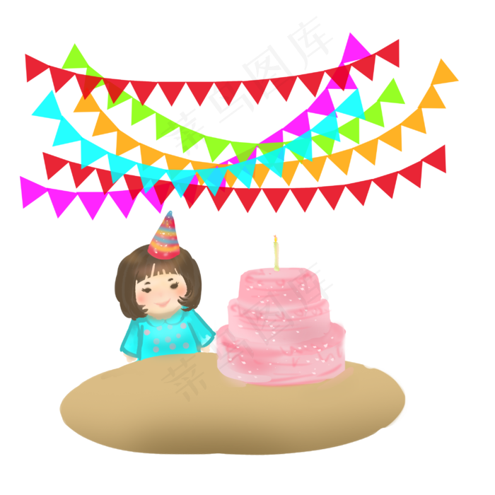 六一儿童节小孩庆祝(3000X3000(DPI:300))psd模版下载
