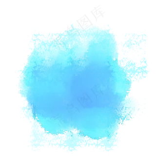 蓝色喷溅墨迹素材图 蓝色喷溅墨迹素材图