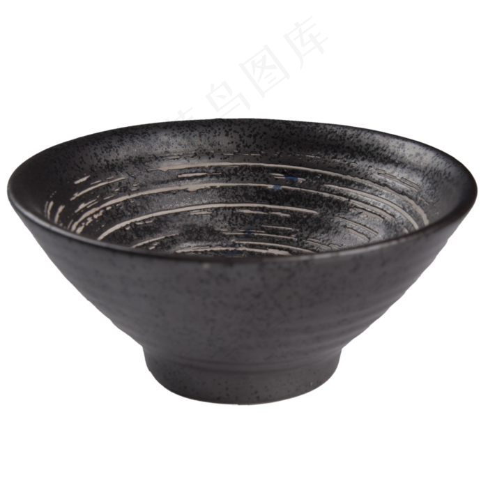 褐色哑光陶瓷碗,免抠元素