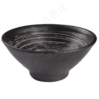 褐色哑光陶瓷碗,免抠元素