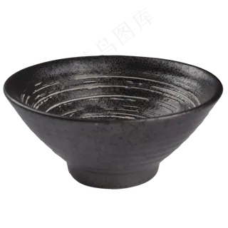 褐色哑光陶瓷碗,免抠元素