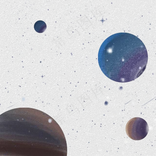 星球银河星空,免抠元素