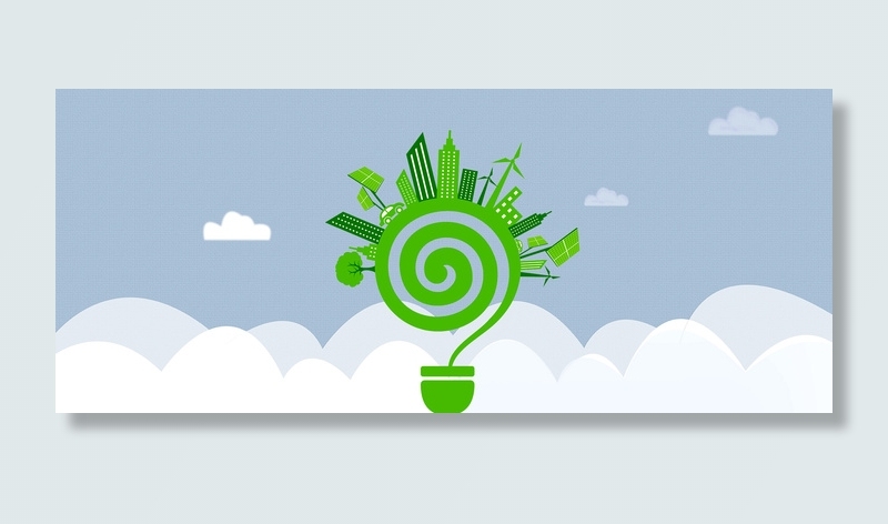 绿色422世界地球日背景