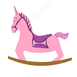儿童节粉色独角兽