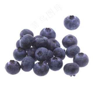 一堆蓝莓