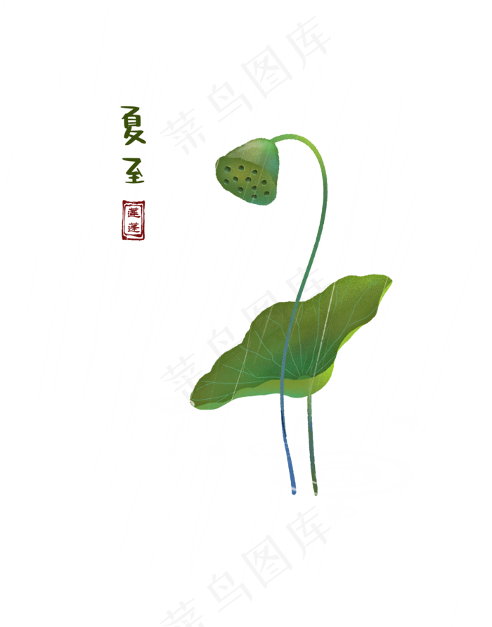 二十四节气夏至(2200X2800(DPI:300))psd模版下载
