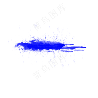 蓝色笔刷