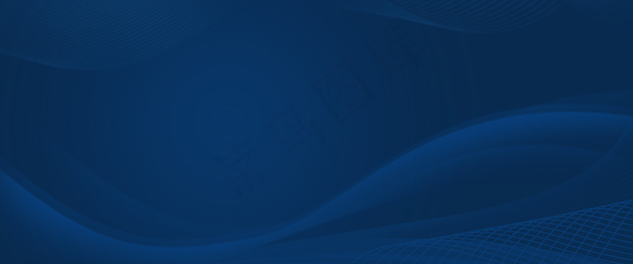 简约几何扁平优惠券蓝色渐变背景