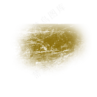 深黄色铁锈免抠图