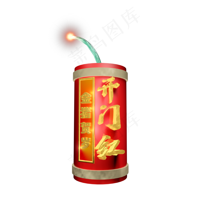 2019年春节炮竹,免抠元素