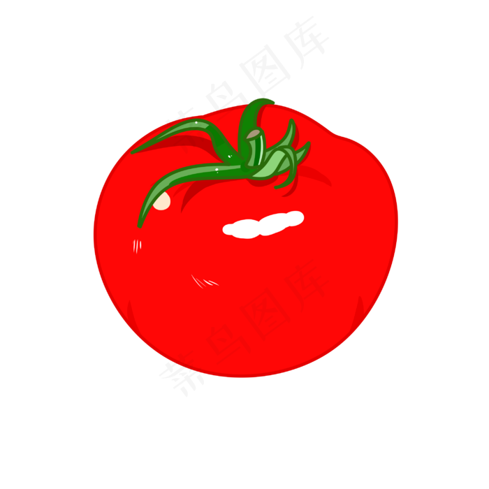 卡通多汁红番茄免扣(3000X3000(DPI:299))psd模版下载