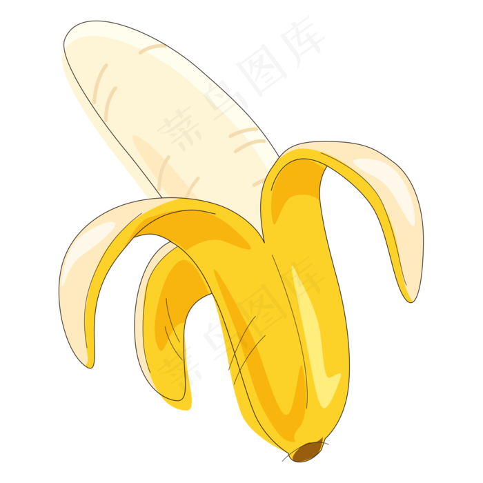 初夏水果香蕉免抠