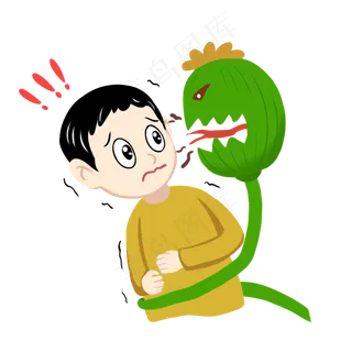 禁止吸毒小男孩,免抠元素