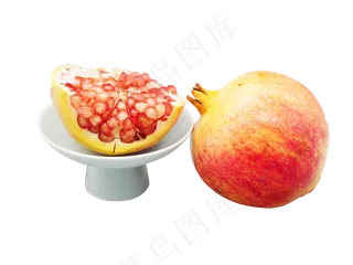 石榴石榴籽,免抠元素