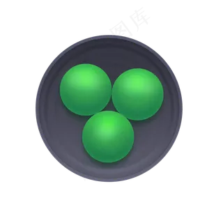 清明节食物青团PNG素材