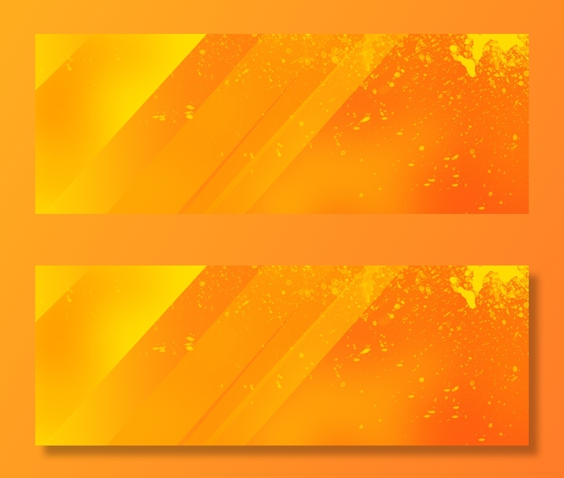 扁平化渐变简约黄色飞溅背景图