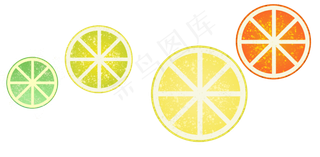 卡通柠檬水果黄色柠檬