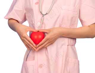 医生护士关爱爱心手势