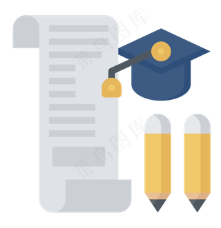高考工具卡通装饰