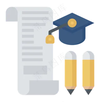 高考工具卡通装饰